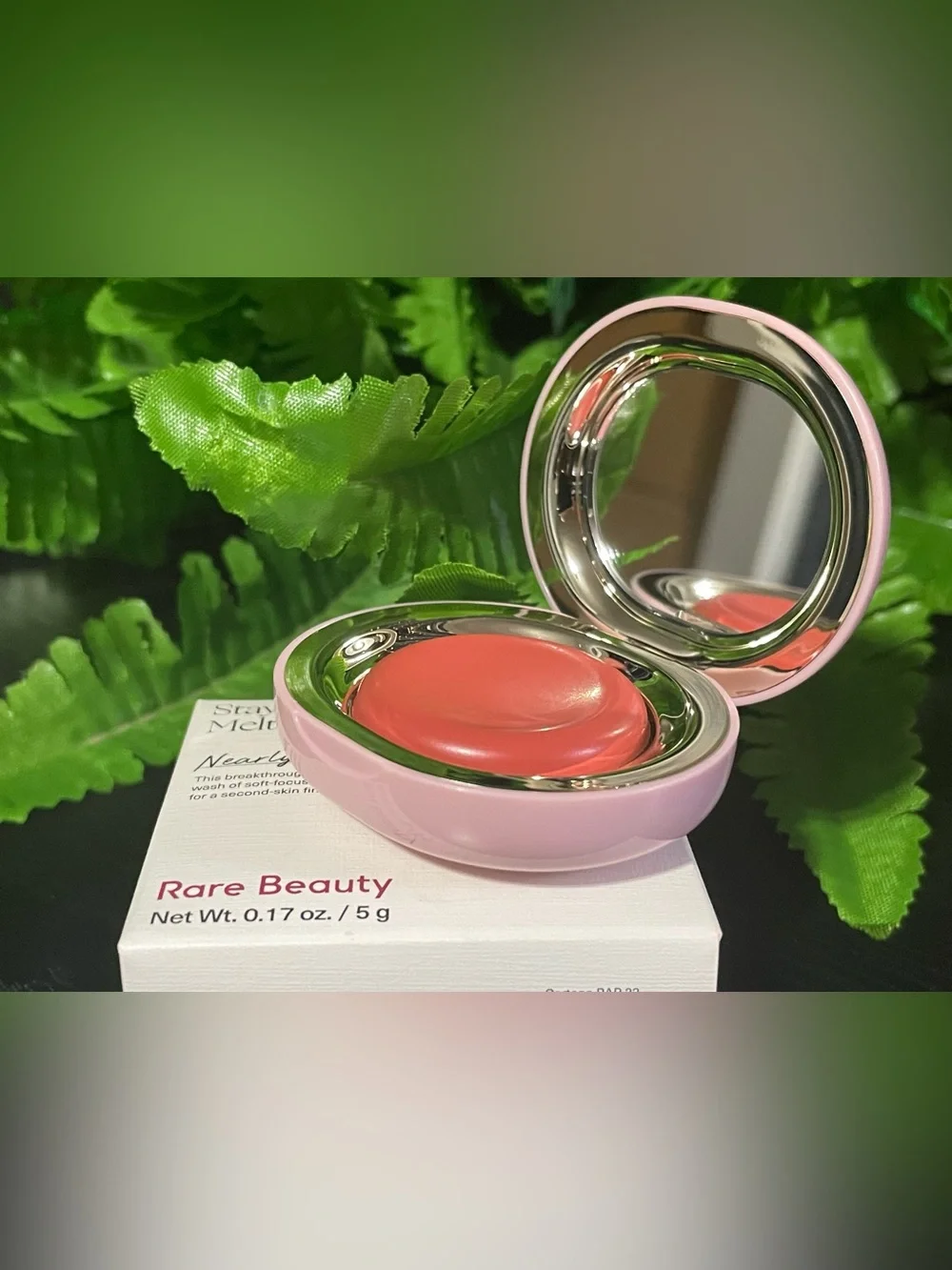 Rare Beauty Melting Cream Blush — Nearly Apricot